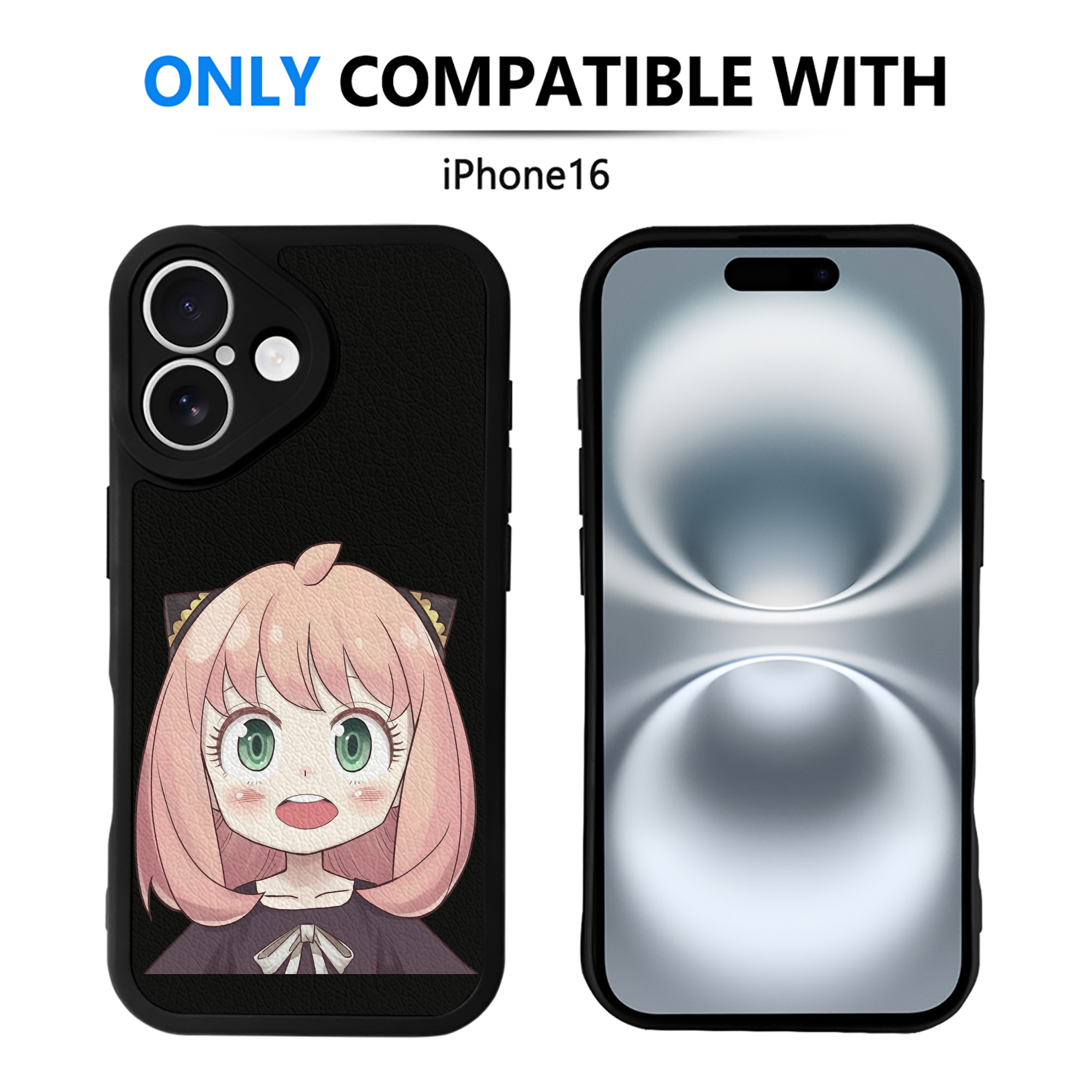 （画像用） SPY×FAMILY间谍家家酒 【iPhone 16シリーズ対応】シリコンスマホケース（レザー調） 材質：シリコン